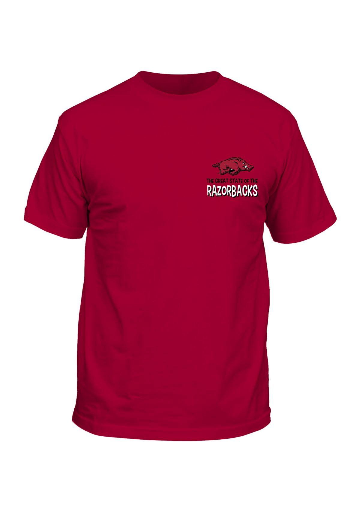 NCAA Arkansas Razorbacks Cartoon State Graphic T-Shirt