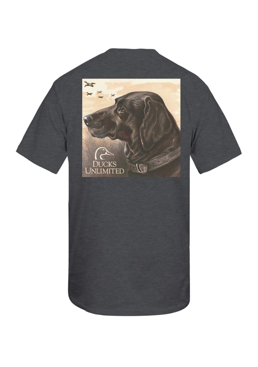 Mens Hunting Dog Graphic T-Shirt