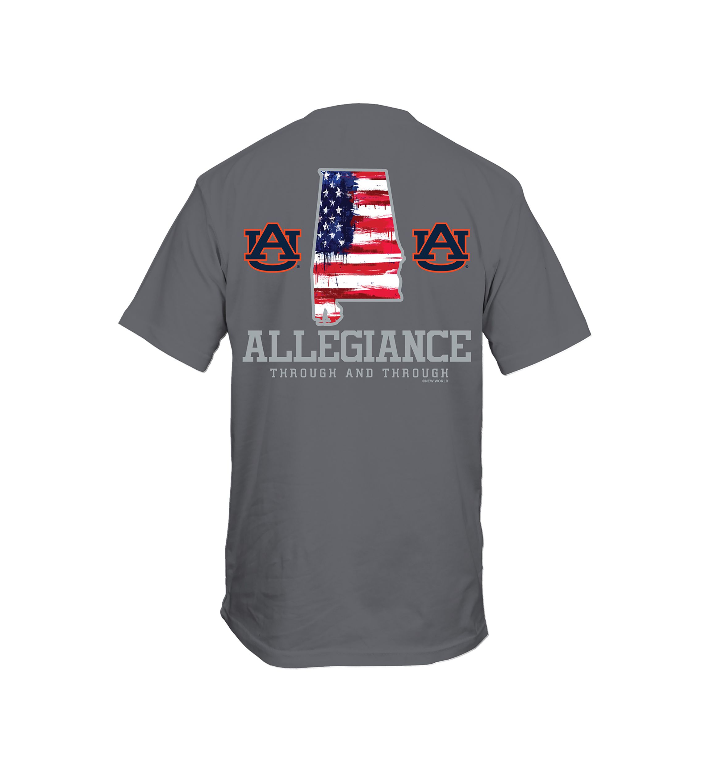 NCAA Auburn Tigers Patriotic Logo Graphic T-Shirt
