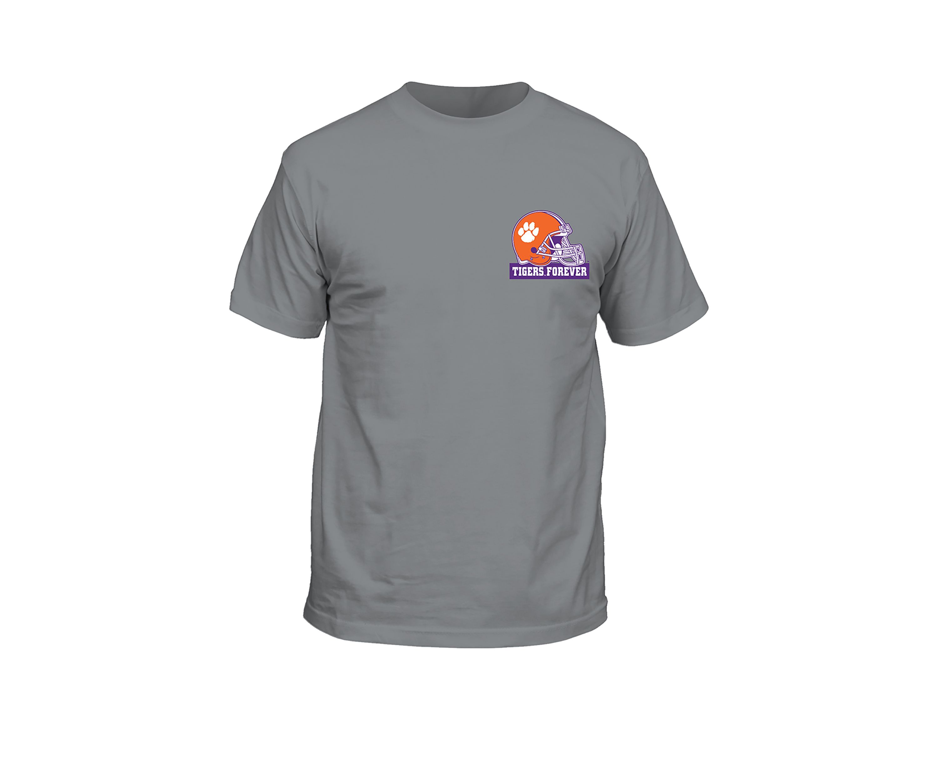 NCAA Clemson Tigers Past Present Helmets Graphic T-Shirt