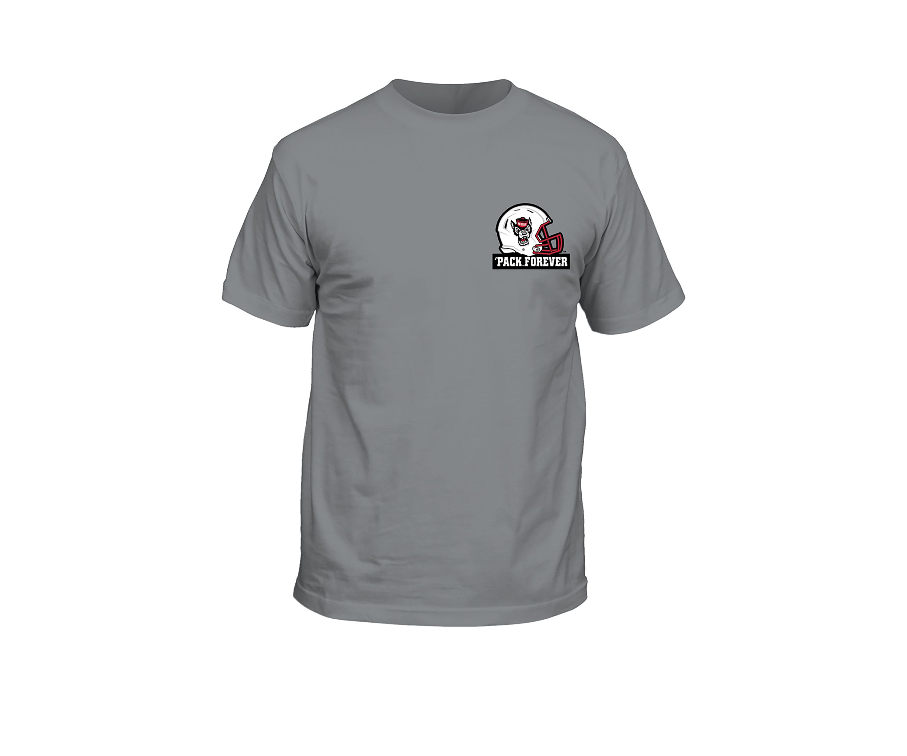 NCAA NC State Wolfpack Past Present Helmets Graphic T-Shirt