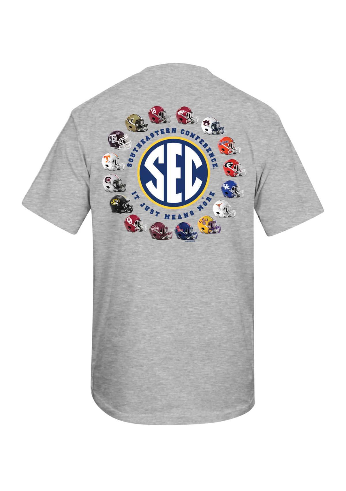 NCAA SEC Helmets Graphic T-Shirt