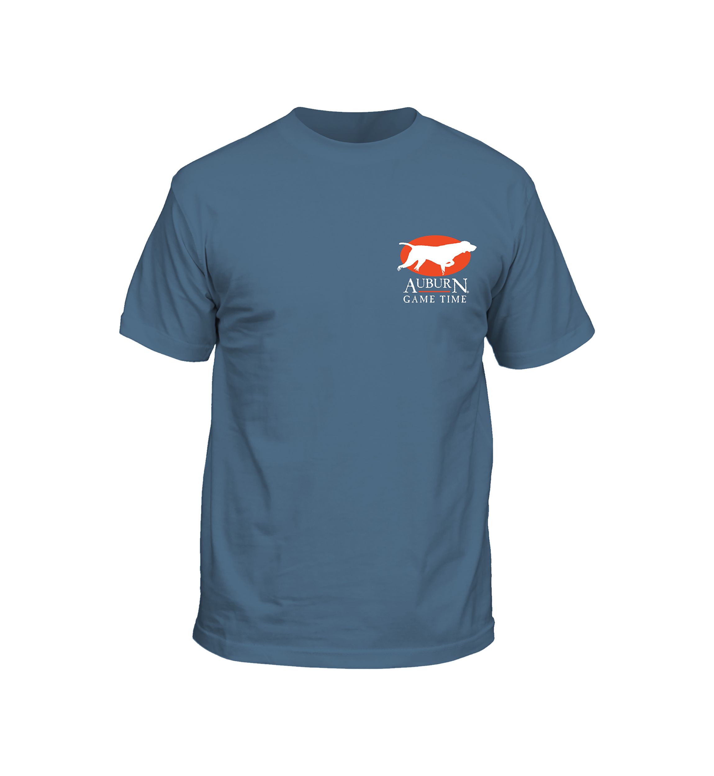 NCAA Auburn Tigers Faded Flag Dog Graphic T-Shirt
