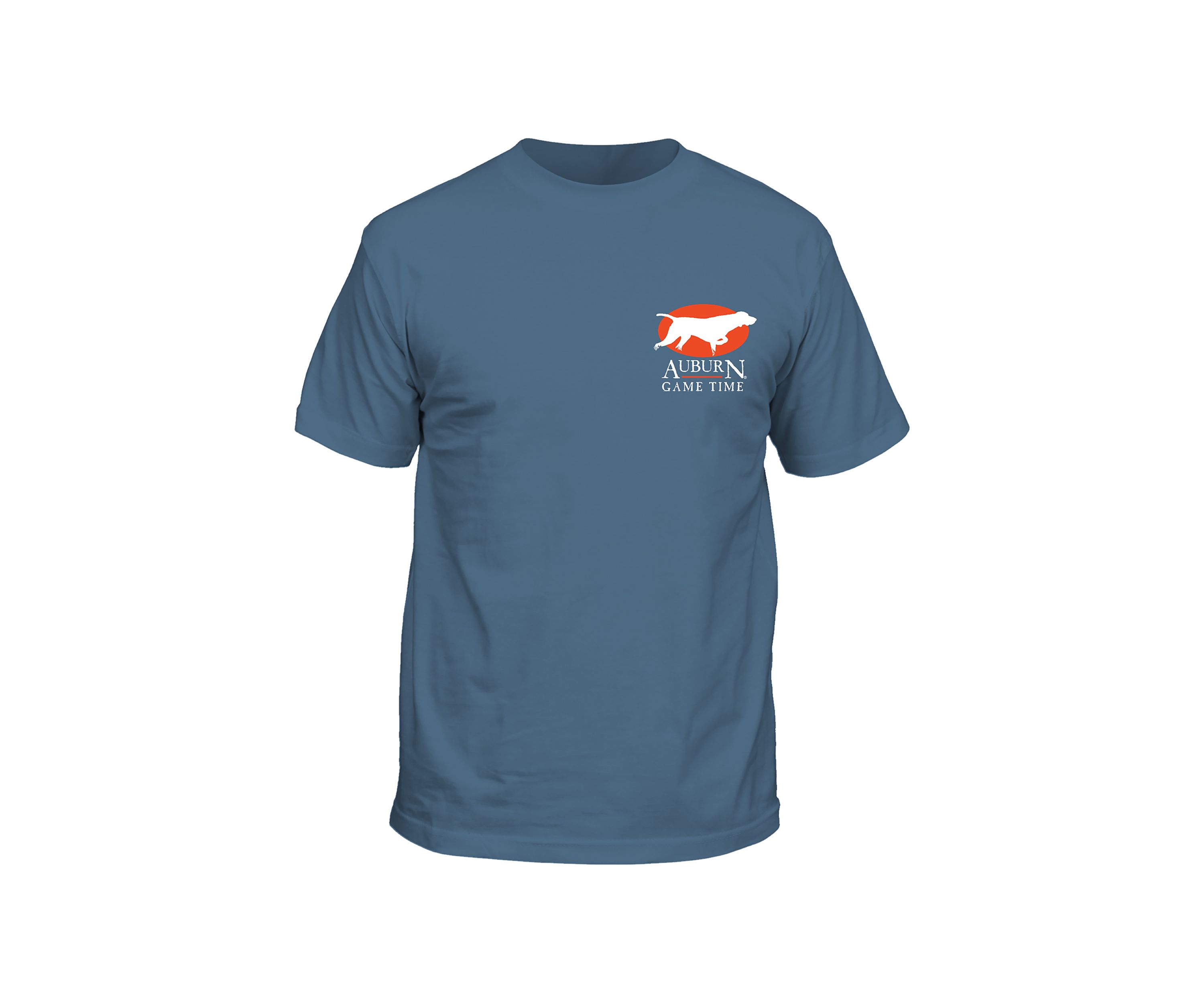 NCAA Auburn Tigers Faded Flag Dog Graphic T-Shirt