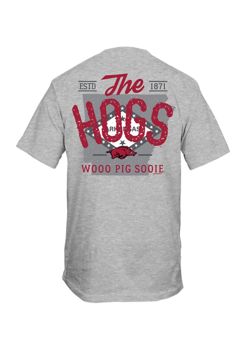 NCAA Arkansas Razorbacks The State Graphic T-Shirt