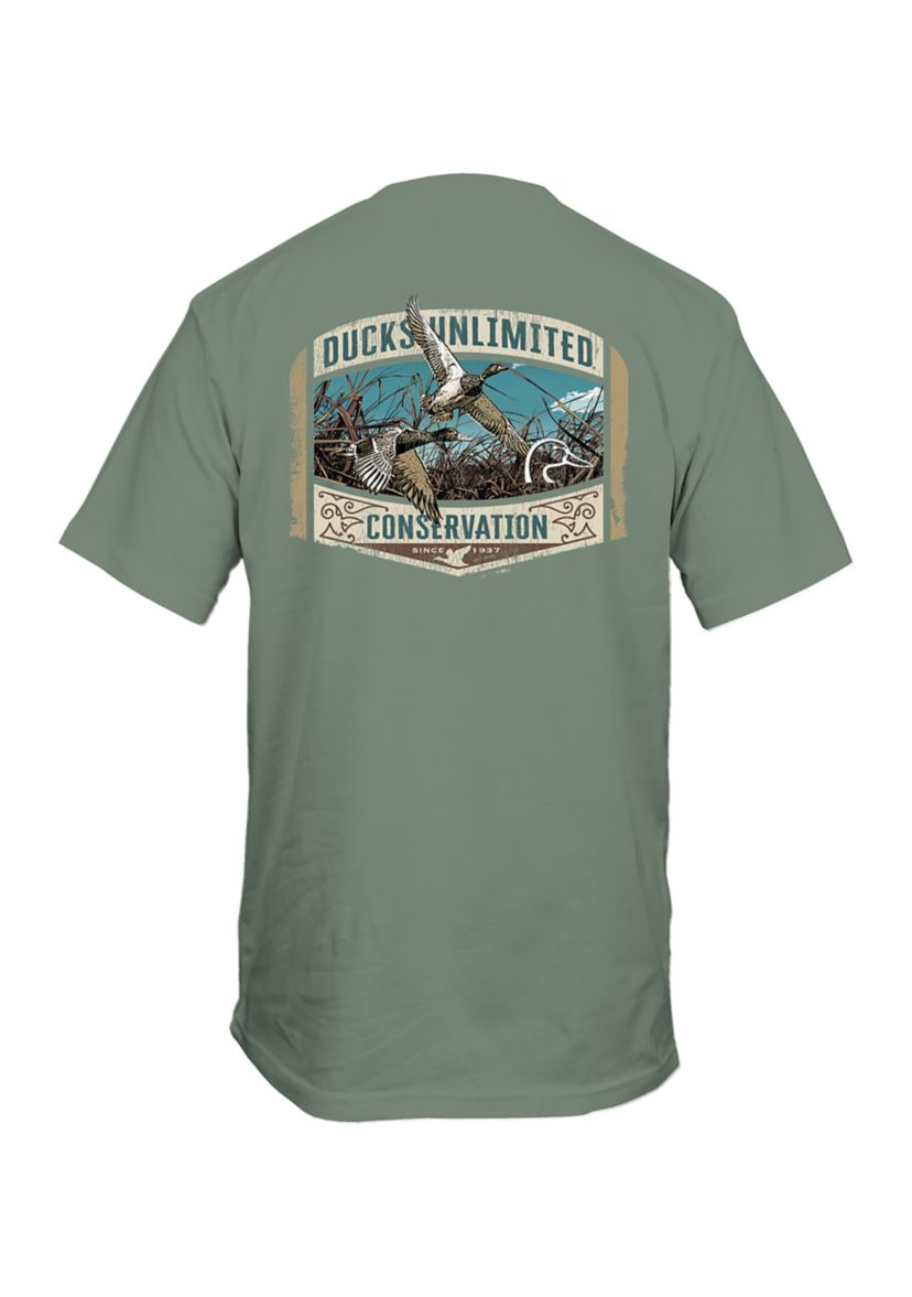Mens Conservation Field Short Sleeve Graphic T-Shirt