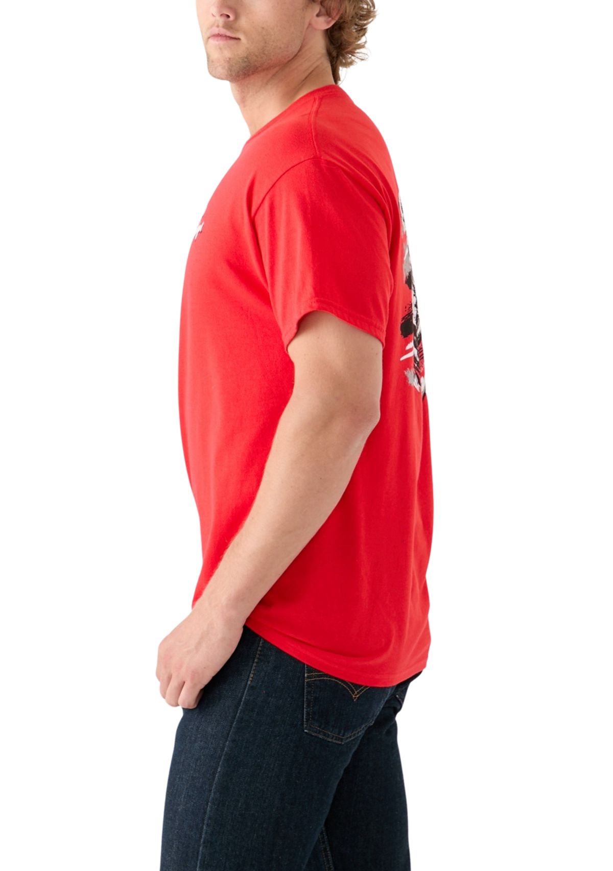 NCAA Georgia Bulldogs Mascot Sketch Graphic T-Shirt