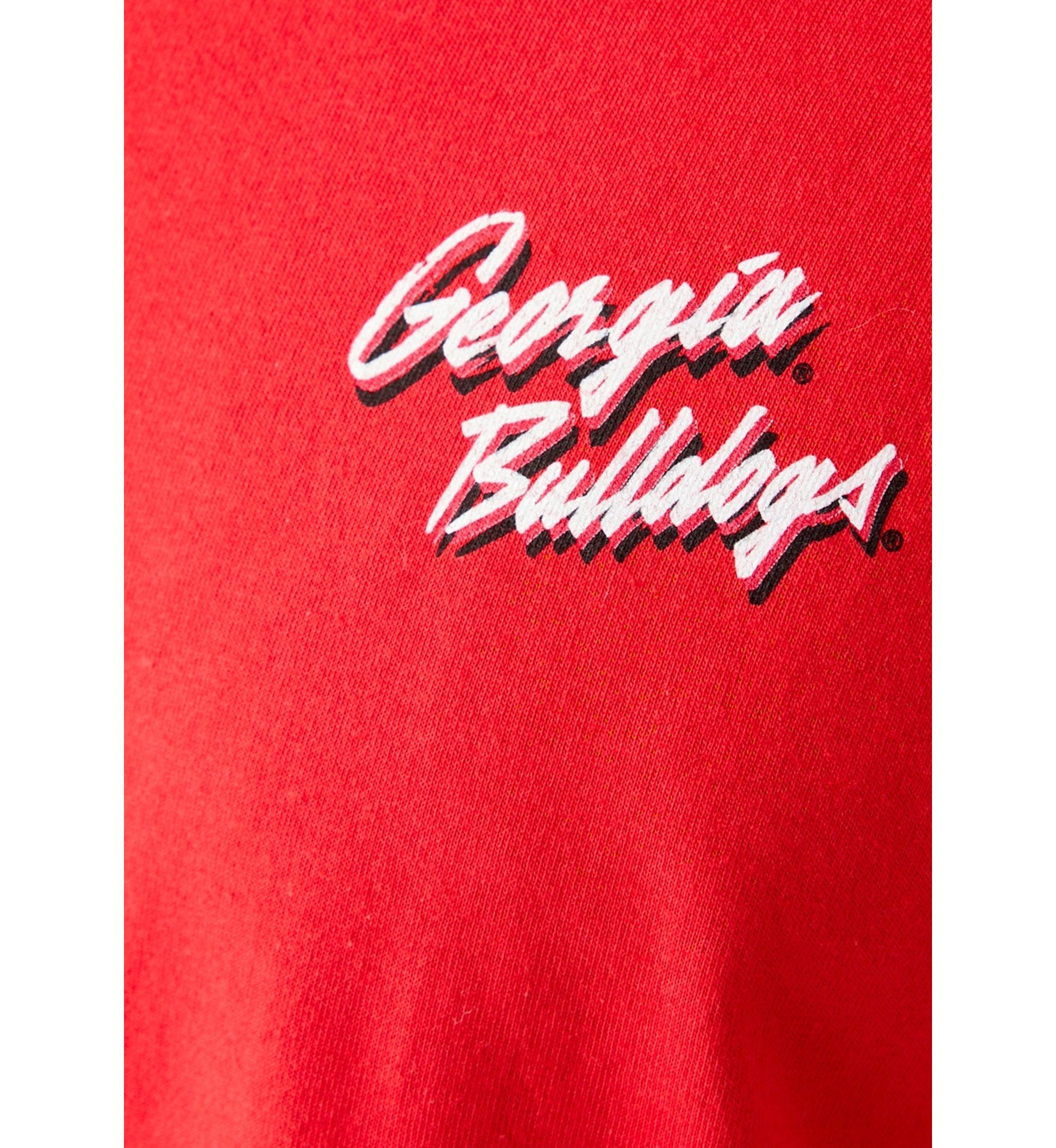 NCAA Georgia Bulldogs Mascot Sketch Graphic T-Shirt
