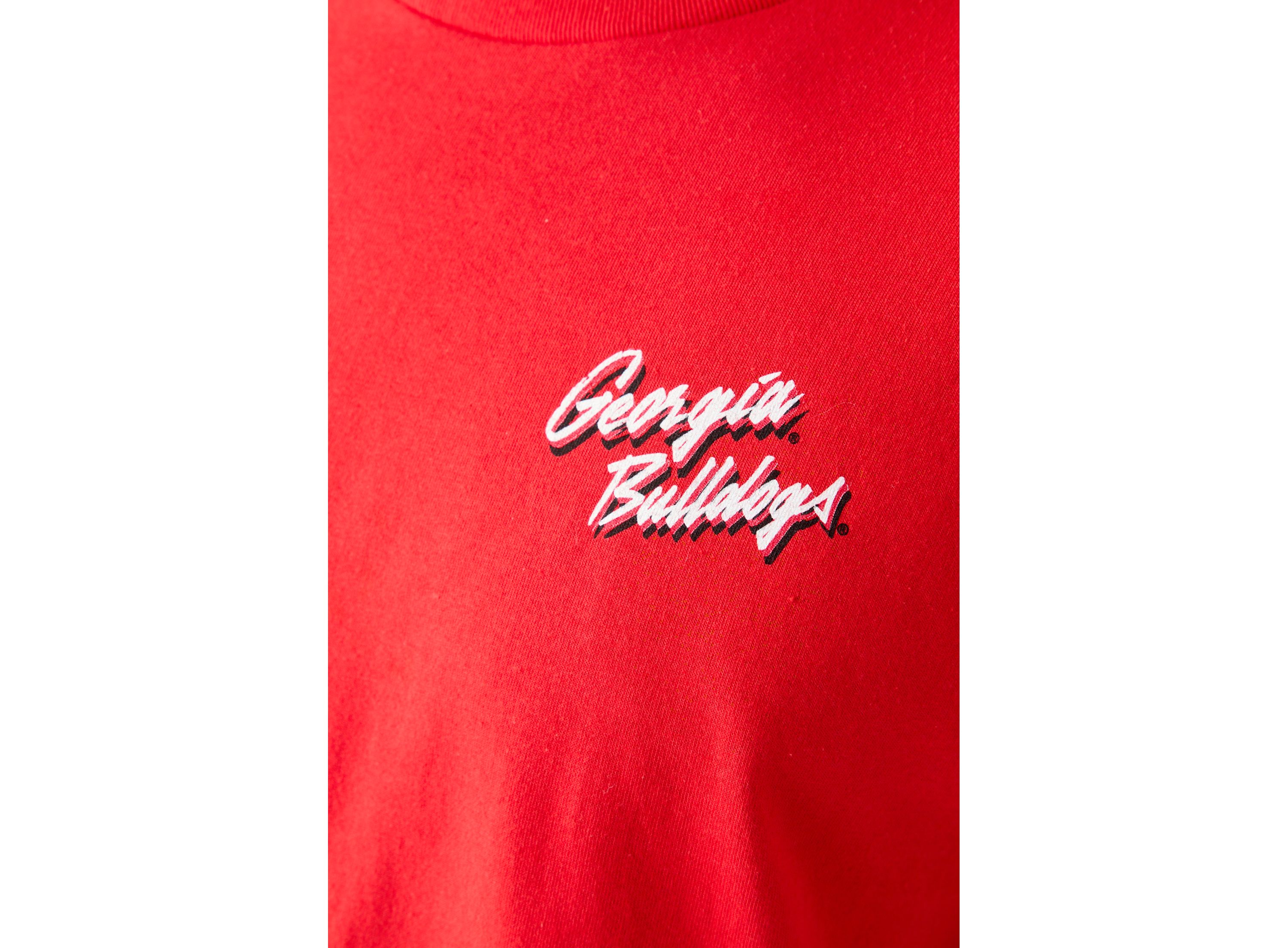NCAA Georgia Bulldogs Mascot Sketch Graphic T-Shirt