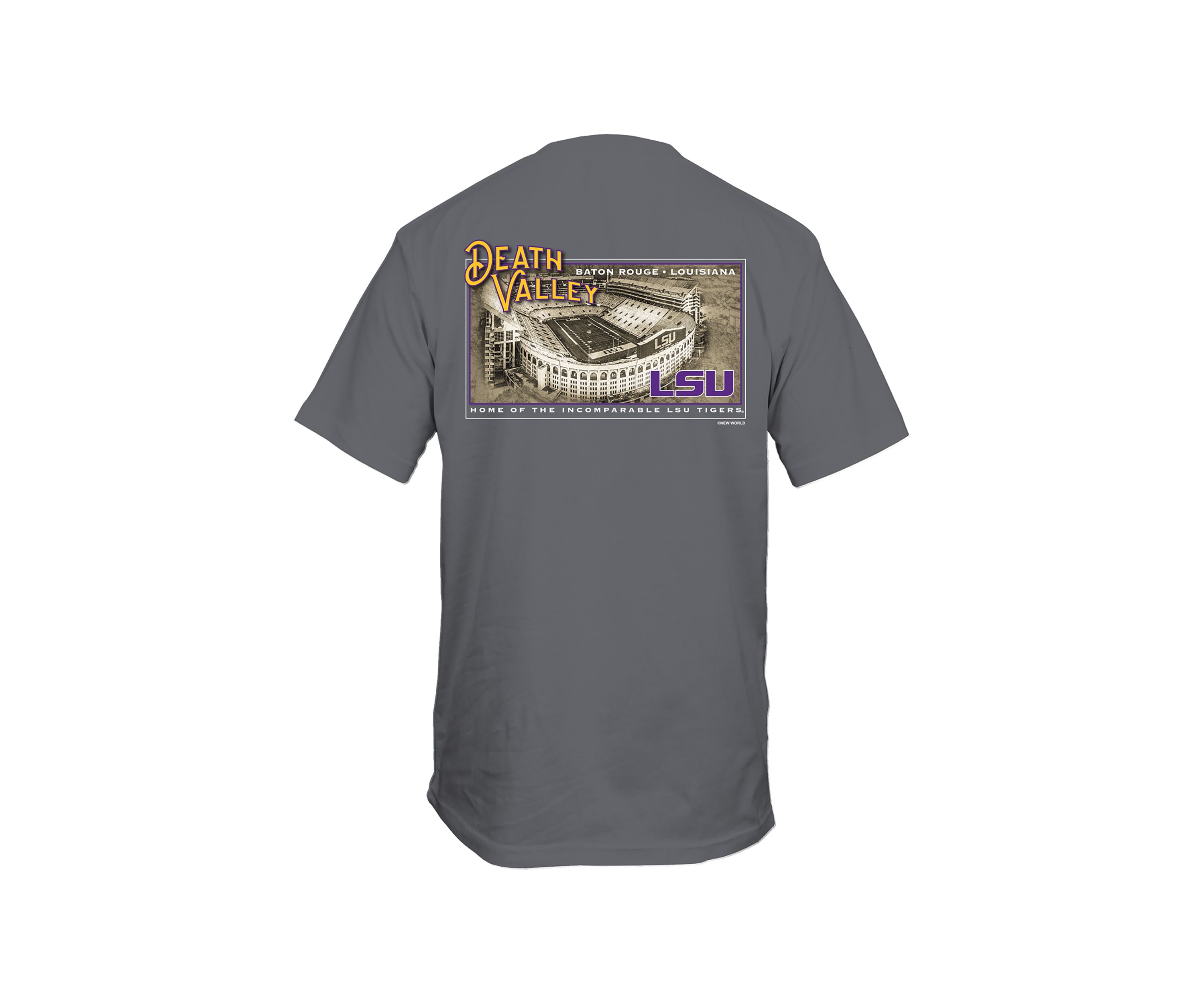 NCAA LSU Tigers Sepia Stadium Graphic T-Shirt