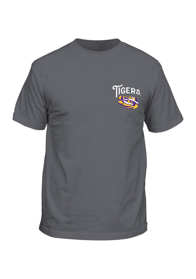 NCAA LSU Tigers Sepia Stadium Graphic T-Shirt
