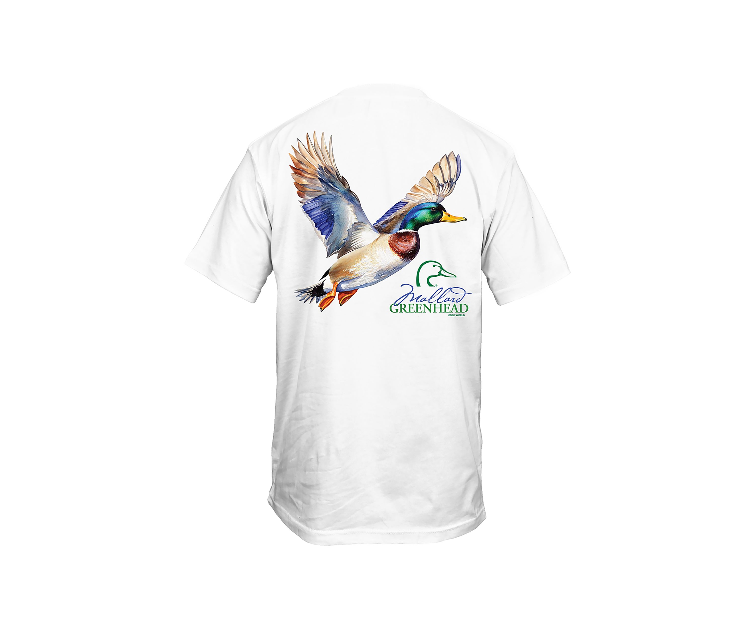 Mens Short Sleeve Greenhead Watercolor Graphic T-Shirt