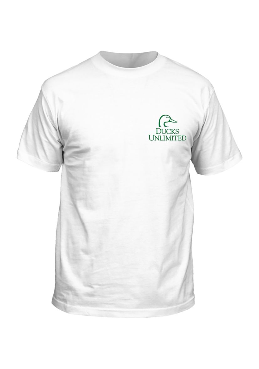 Mens Short Sleeve Greenhead Watercolor Graphic T-Shirt