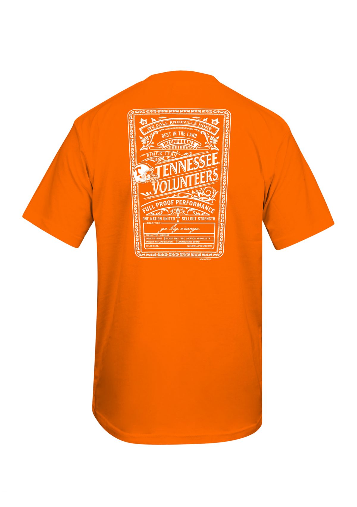 NCAA Tennessee Volunteers Full Proof Graphic T-Shirt