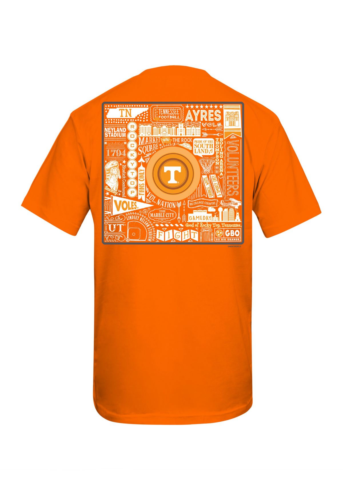 NCAA Tennessee Volunteers Fun Time Graphic T-Shirt