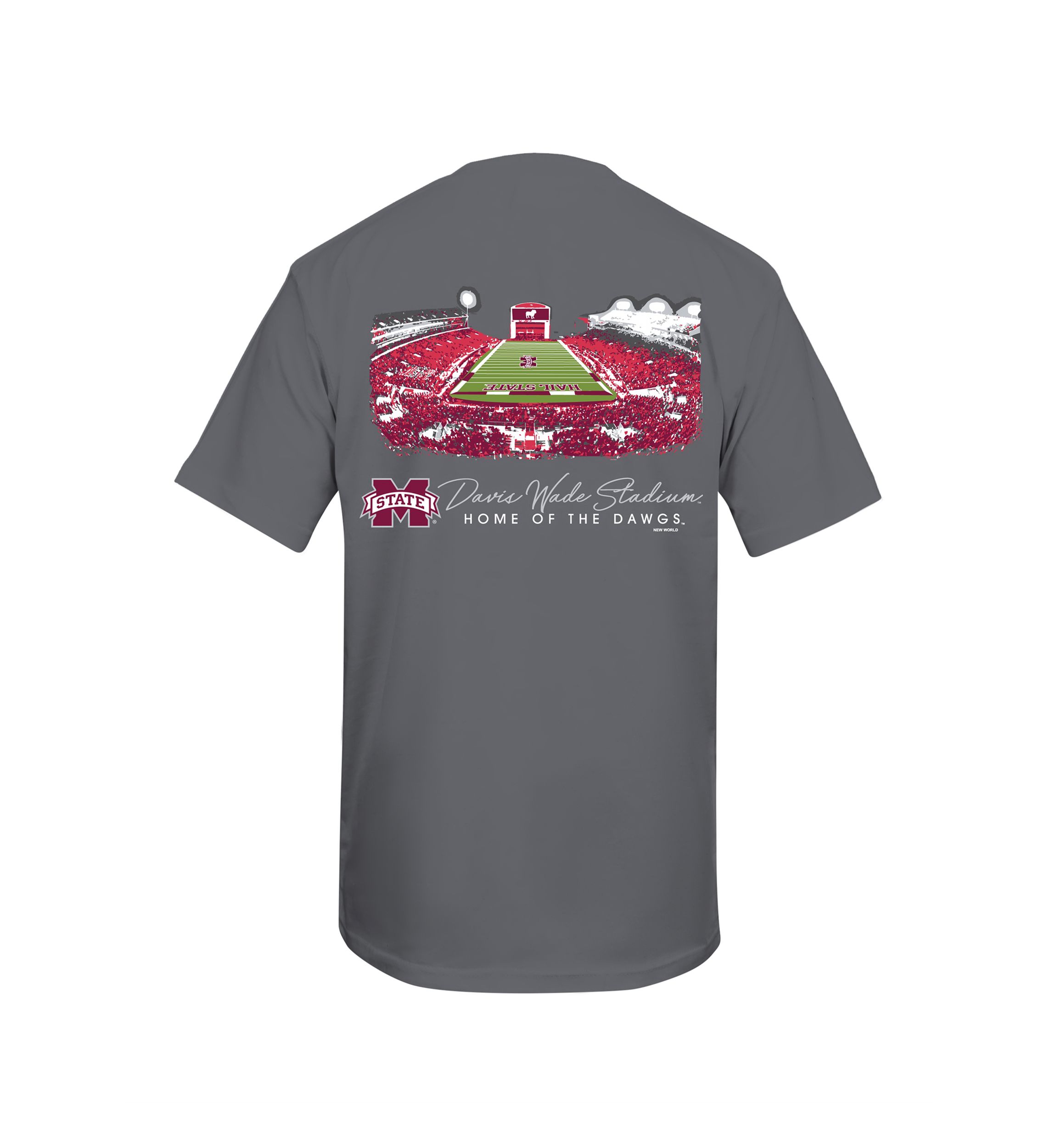 NCAA Mississippi State Bulldogs Glowing Stadium Graphic T-Shirt