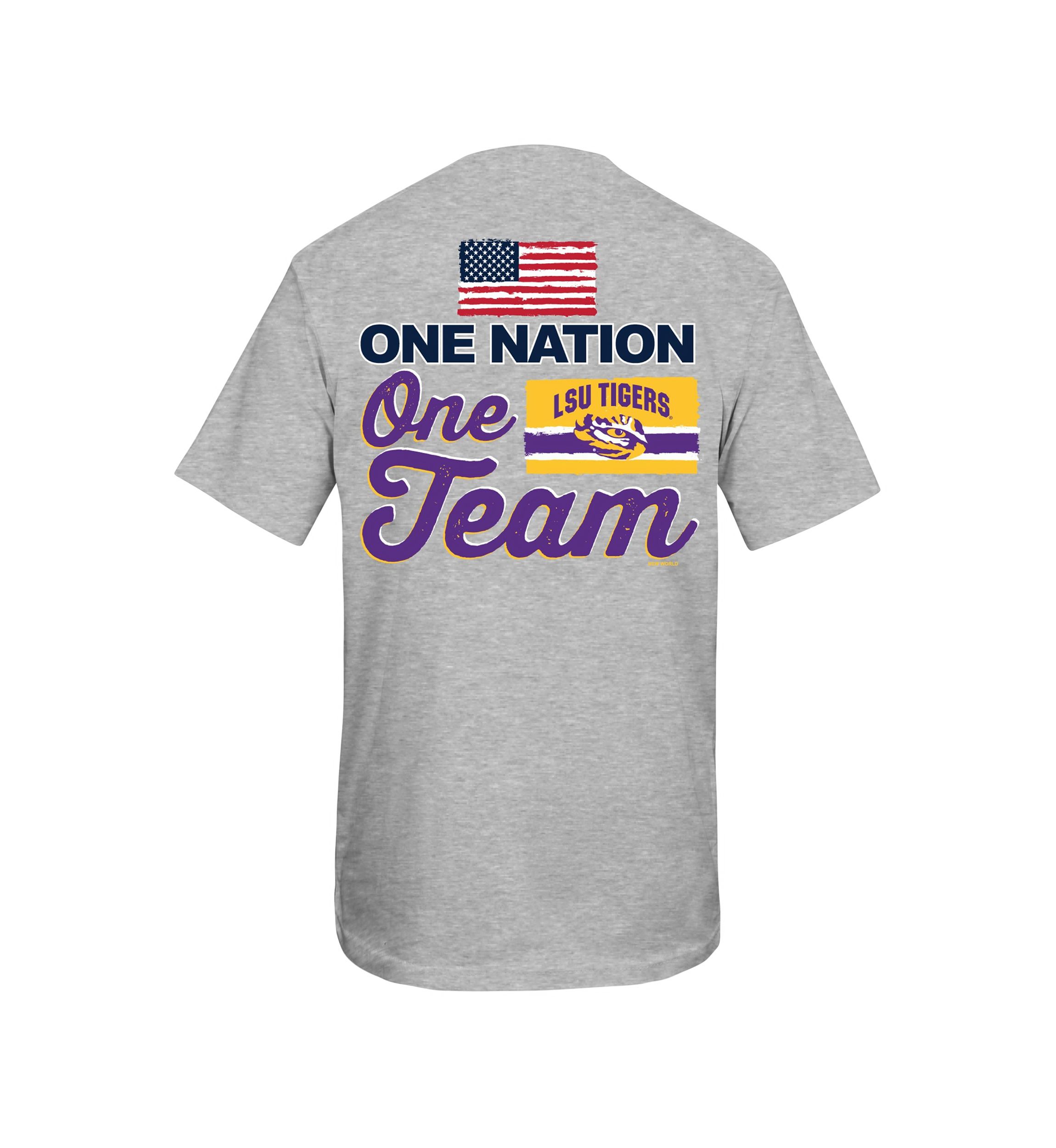 NCAA LSU Tigers Nation Team Short Sleeve Graphic T-Shirt