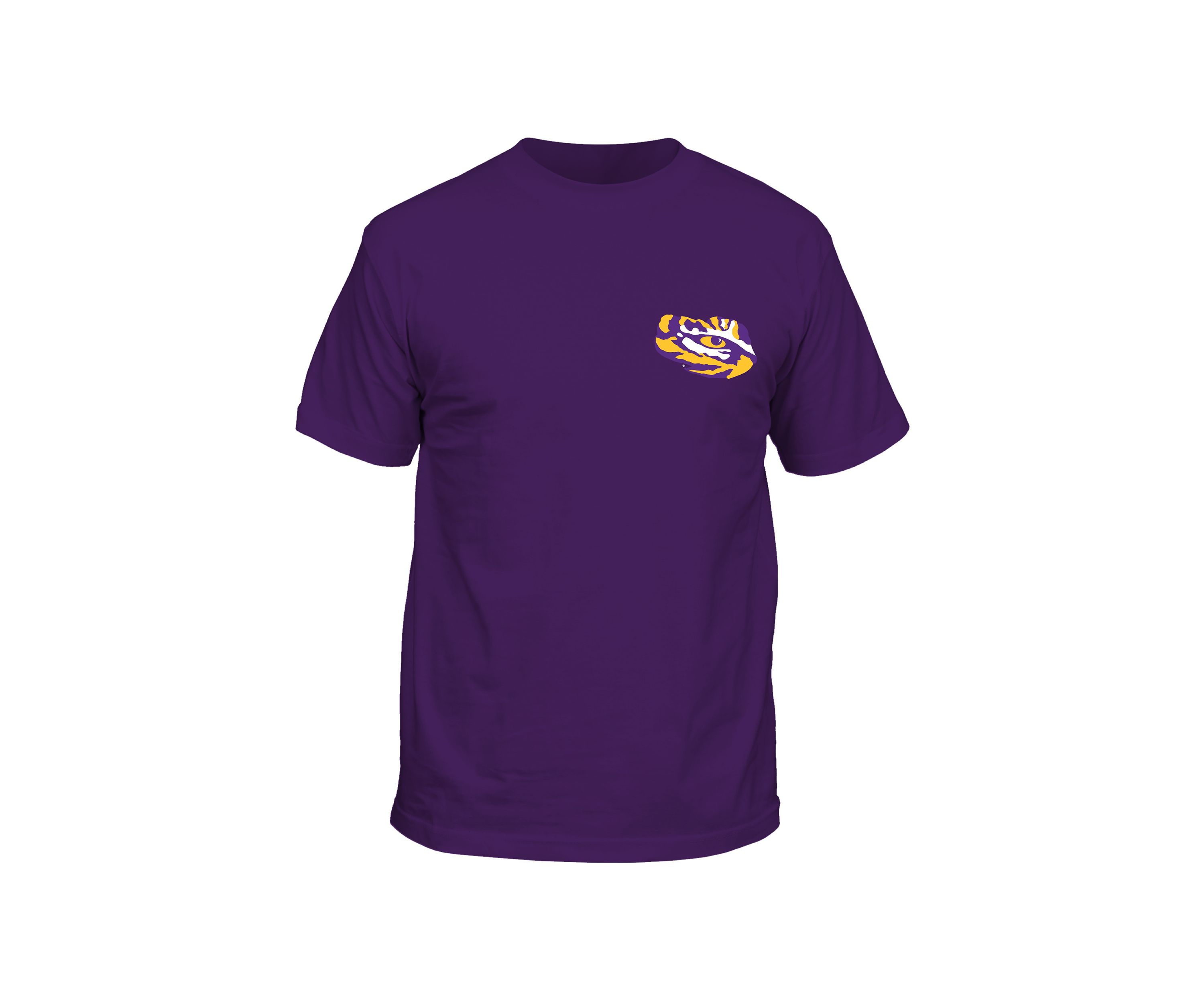 NCAA LSU Tigers Straight Hem Graphic T-Shirt