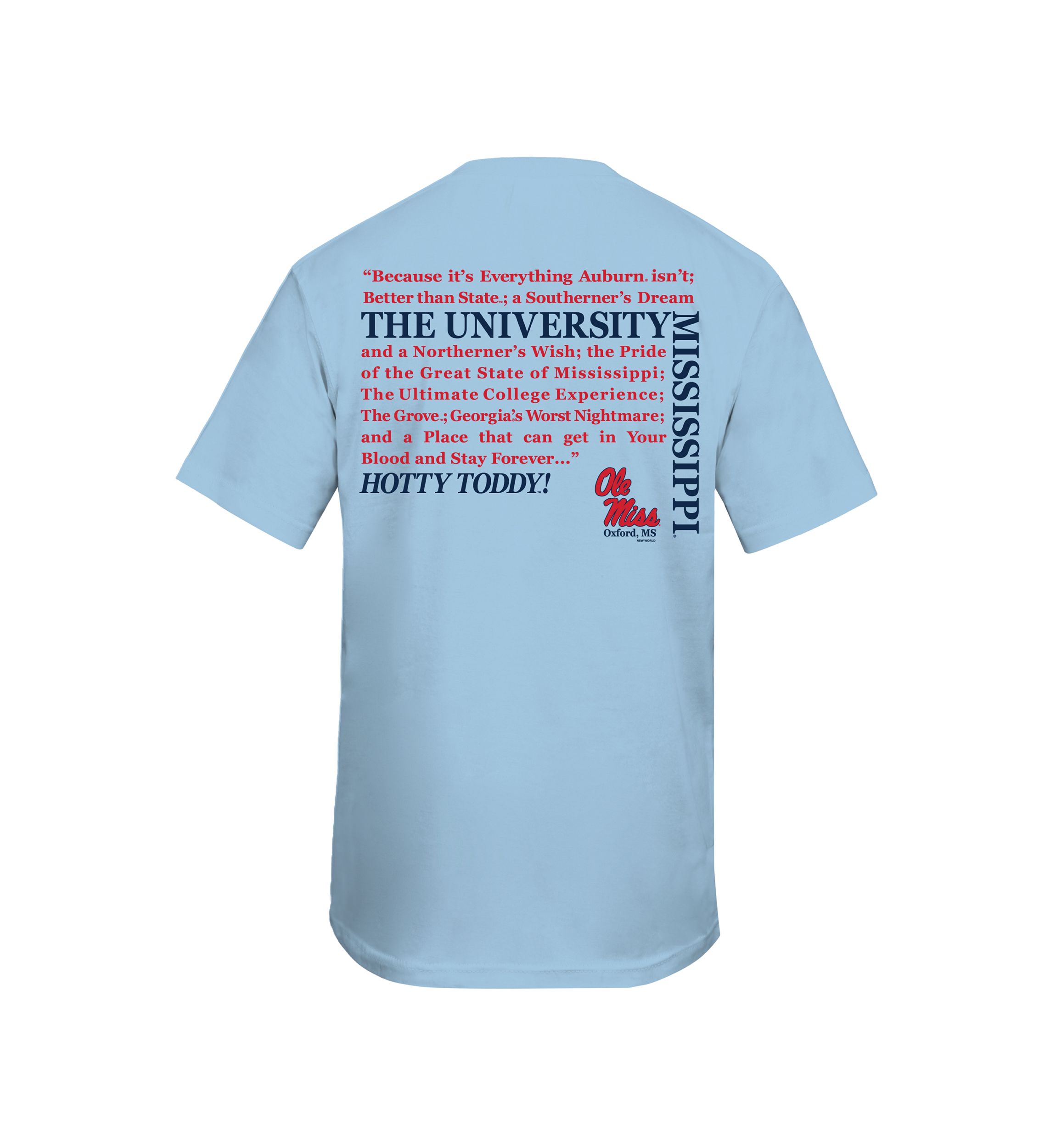 NCAA Ole Miss Rebels Straight Hem T-Shirt