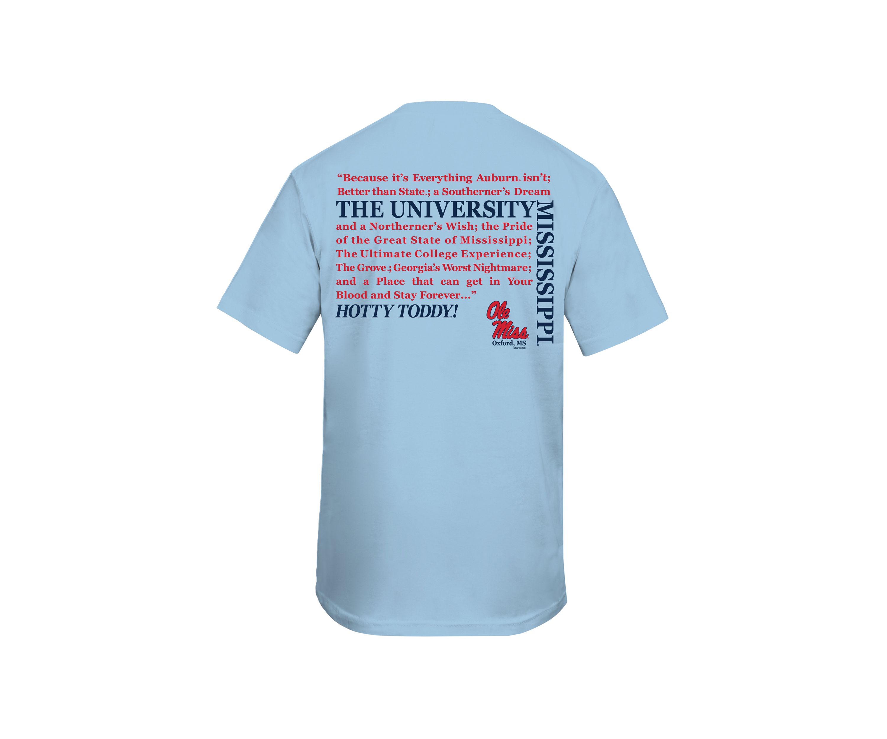 NCAA Ole Miss Rebels Straight Hem T-Shirt