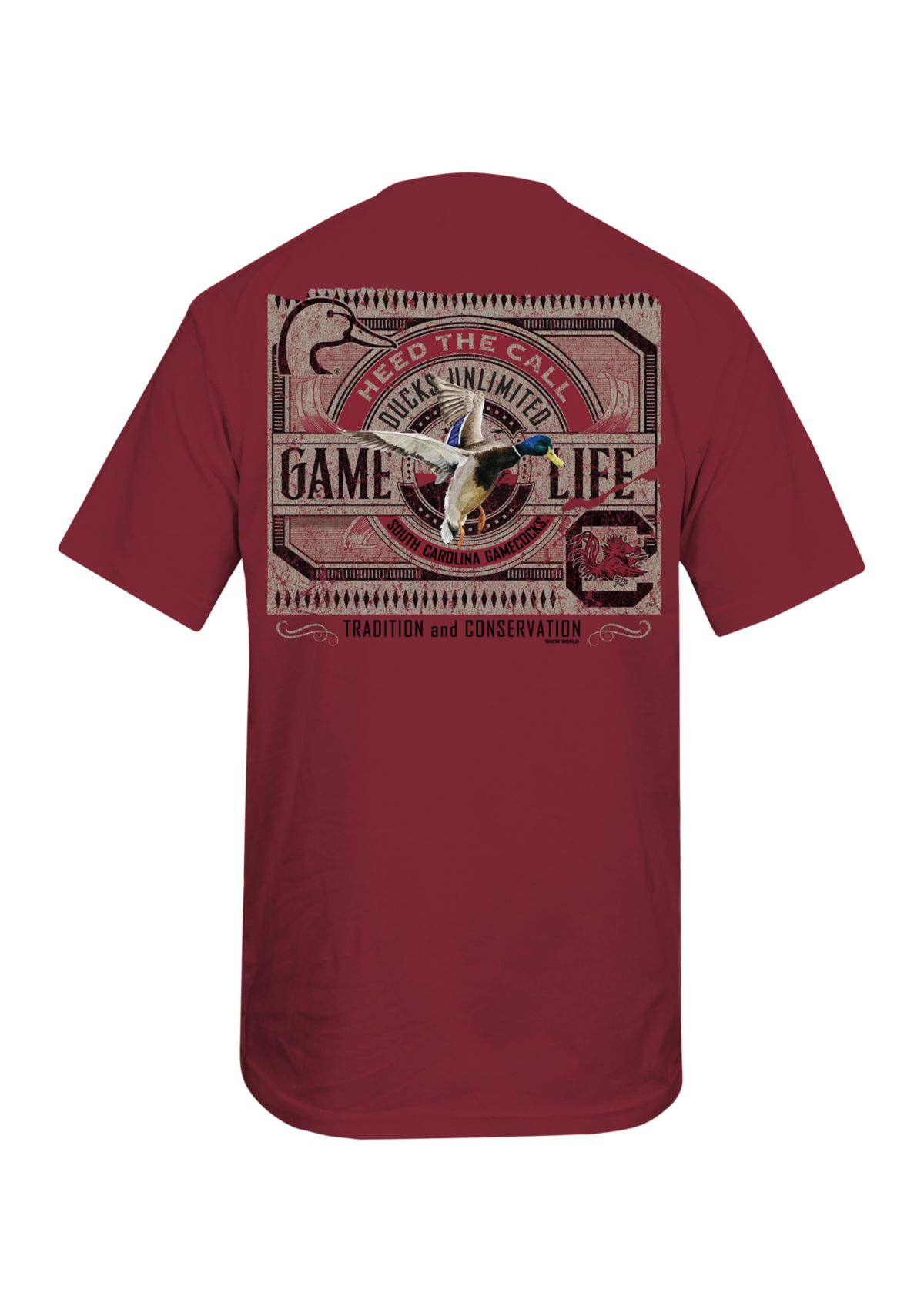 NCAA South Carolina Gamecocks Game Life Short Sleeve T-Shirt