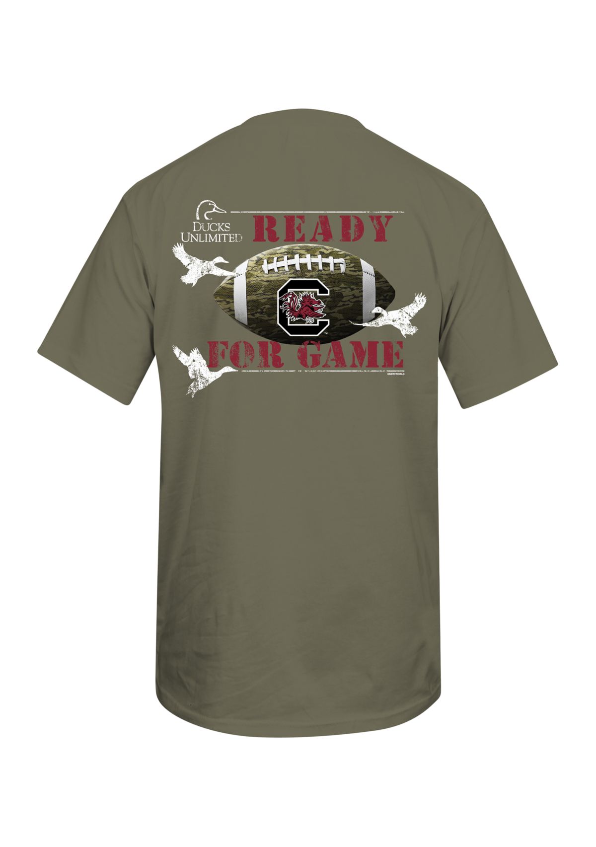NCAA South Carolina Gamecocks Hunt Camo Short Sleeve T-Shirt
