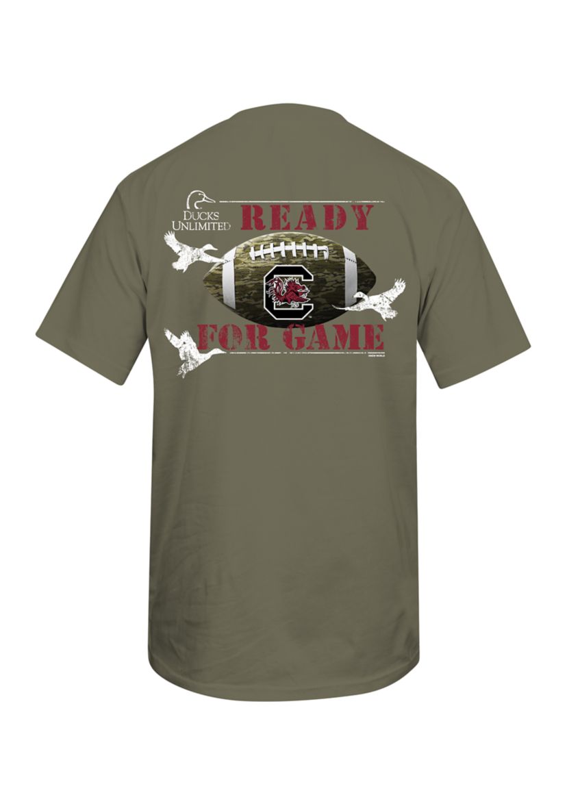 NCAA South Carolina Gamecocks Hunt Camo Short Sleeve T-Shirt