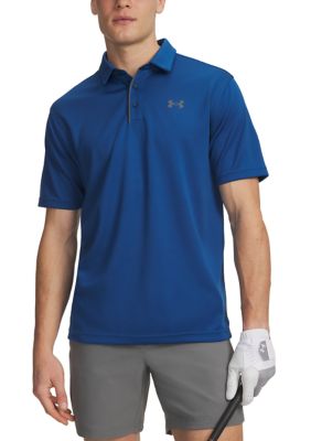 Under Armour Men's Tech Polo, Blue, Large