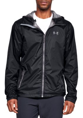 Under Armour Men's UA Forefront Rain Jacket Bright Orange Mens