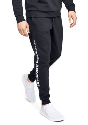 under armour rival fleece logo joggers