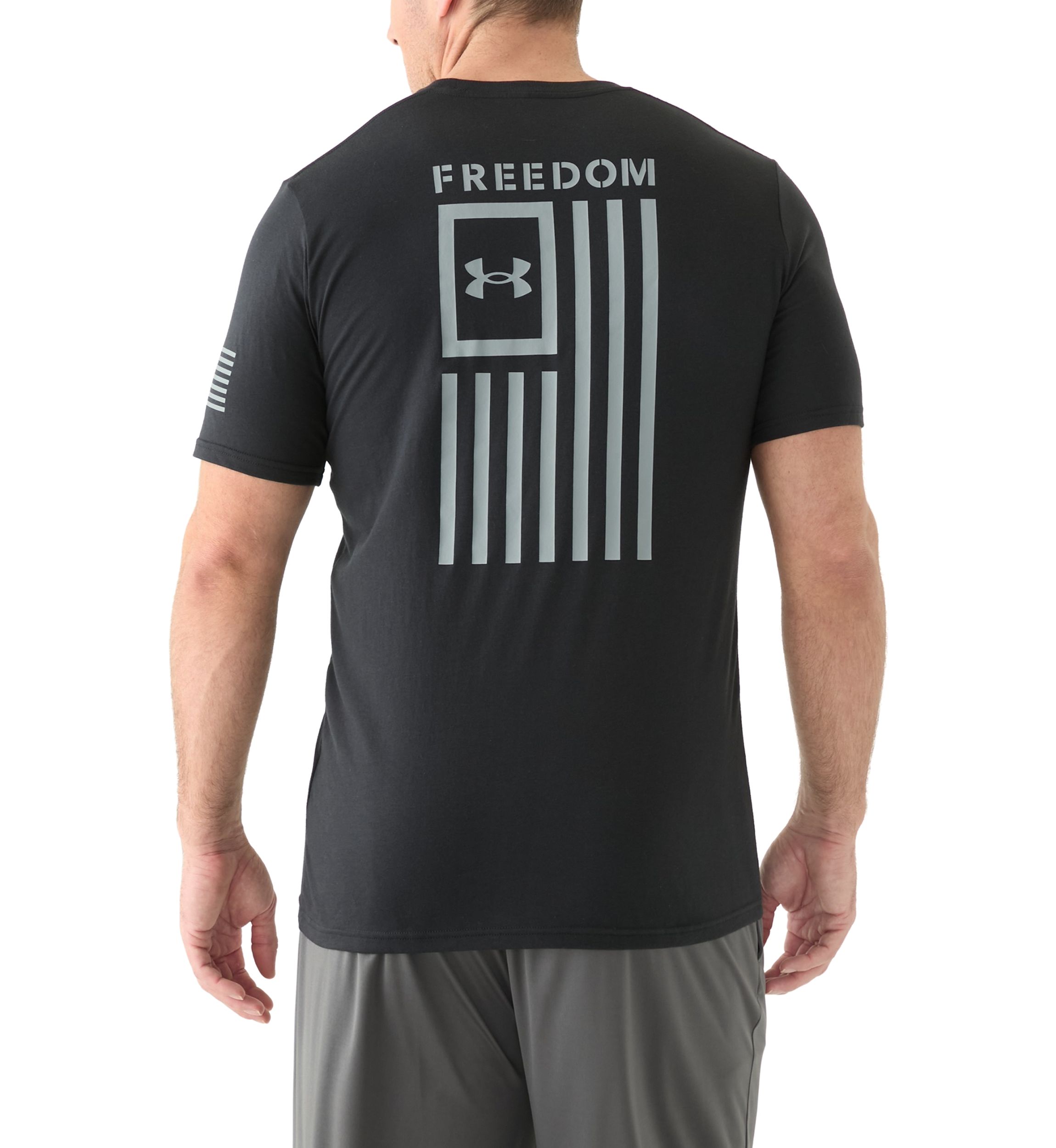 Big & Tall Short Sleeve Freedom Flag Graphic T-Shirt