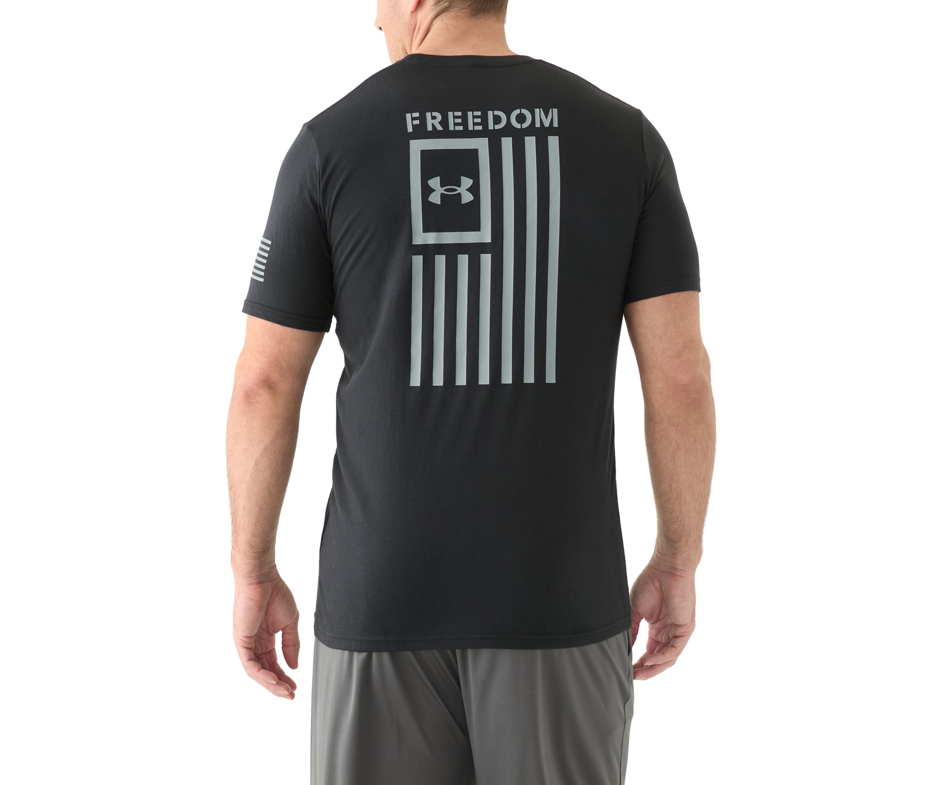 Big & Tall Short Sleeve Freedom Flag Graphic T-Shirt