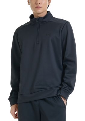 Under Armour Men's Armour Fleece 1/4 Zip Jacket, Black, Small