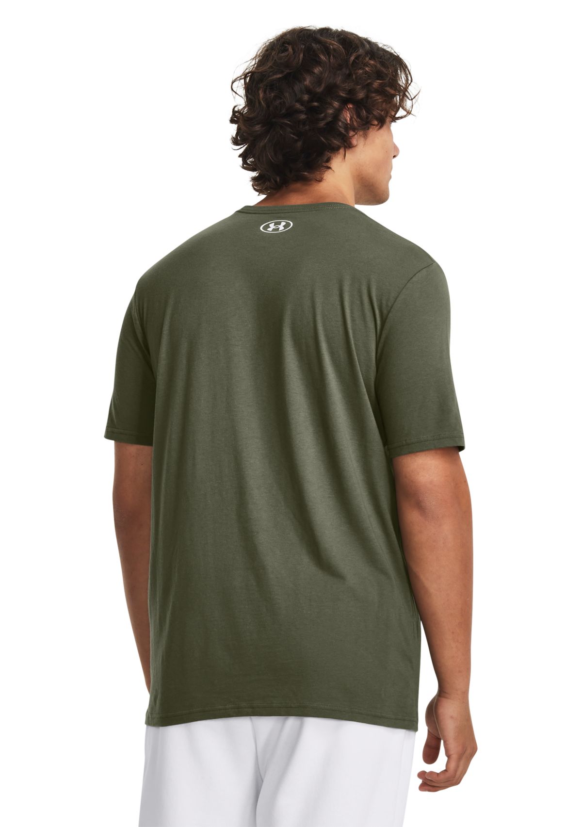 Camo Chest Stripe Graphic T-Shirt