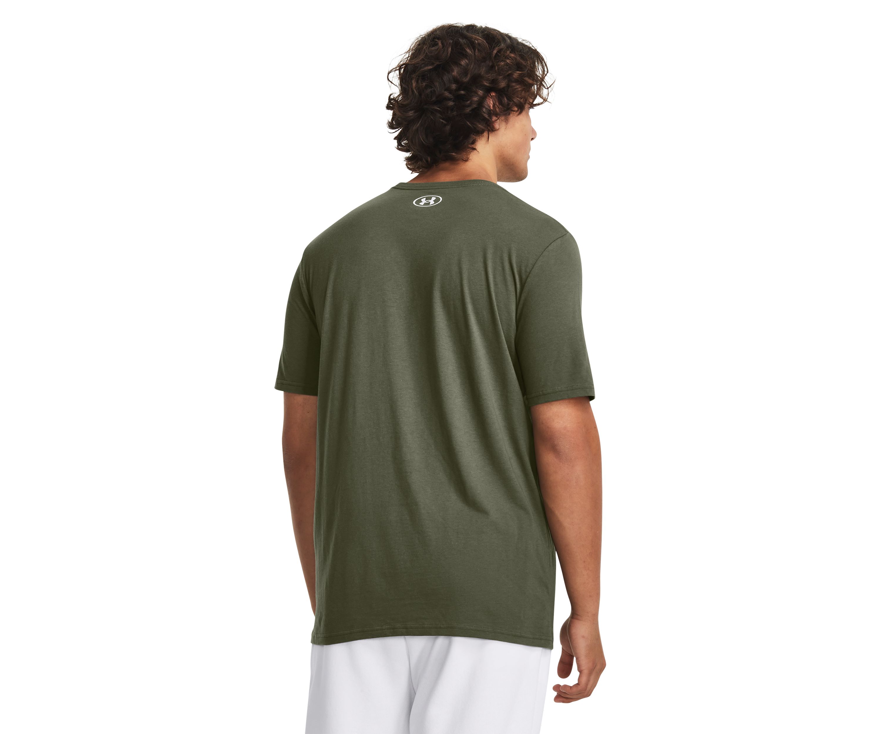 Camo Chest Stripe Graphic T-Shirt