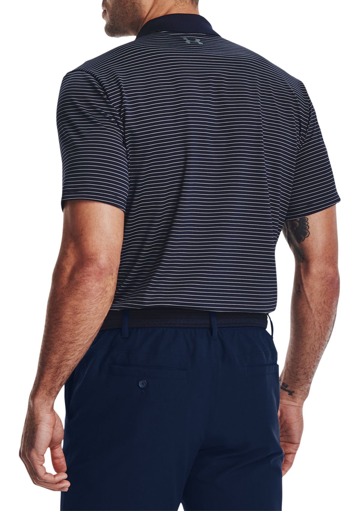 Mens Matchplay Stripe Polo Shirt