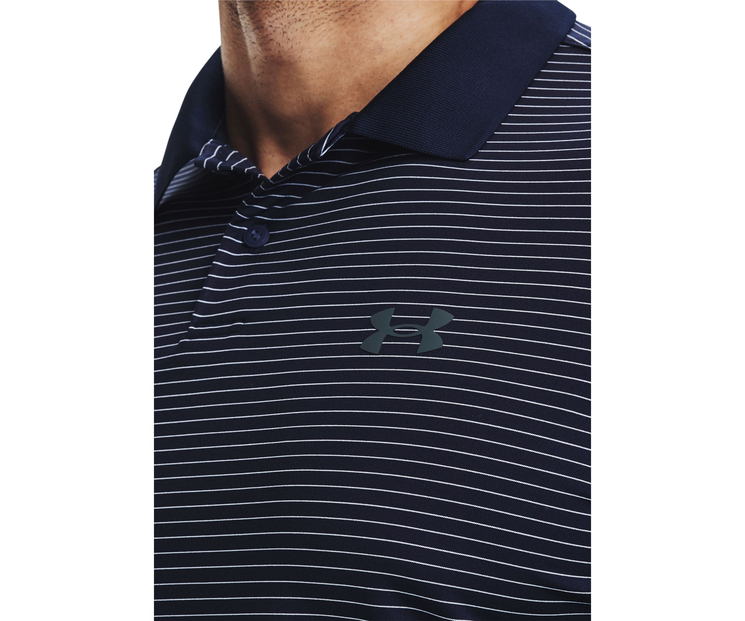 Mens Matchplay Stripe Polo Shirt