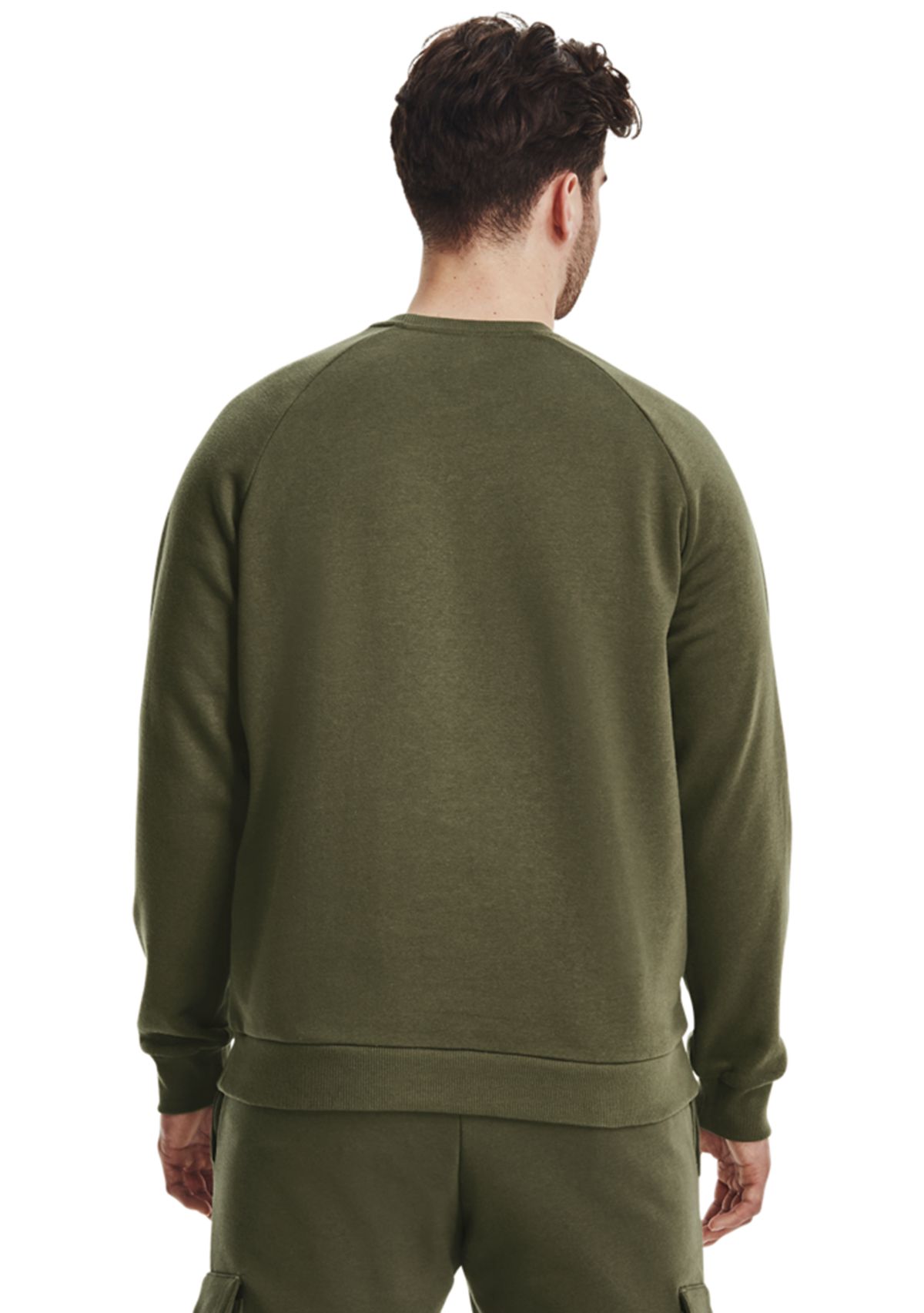 Mens UA Rival Fleece Crew Neck Pullover