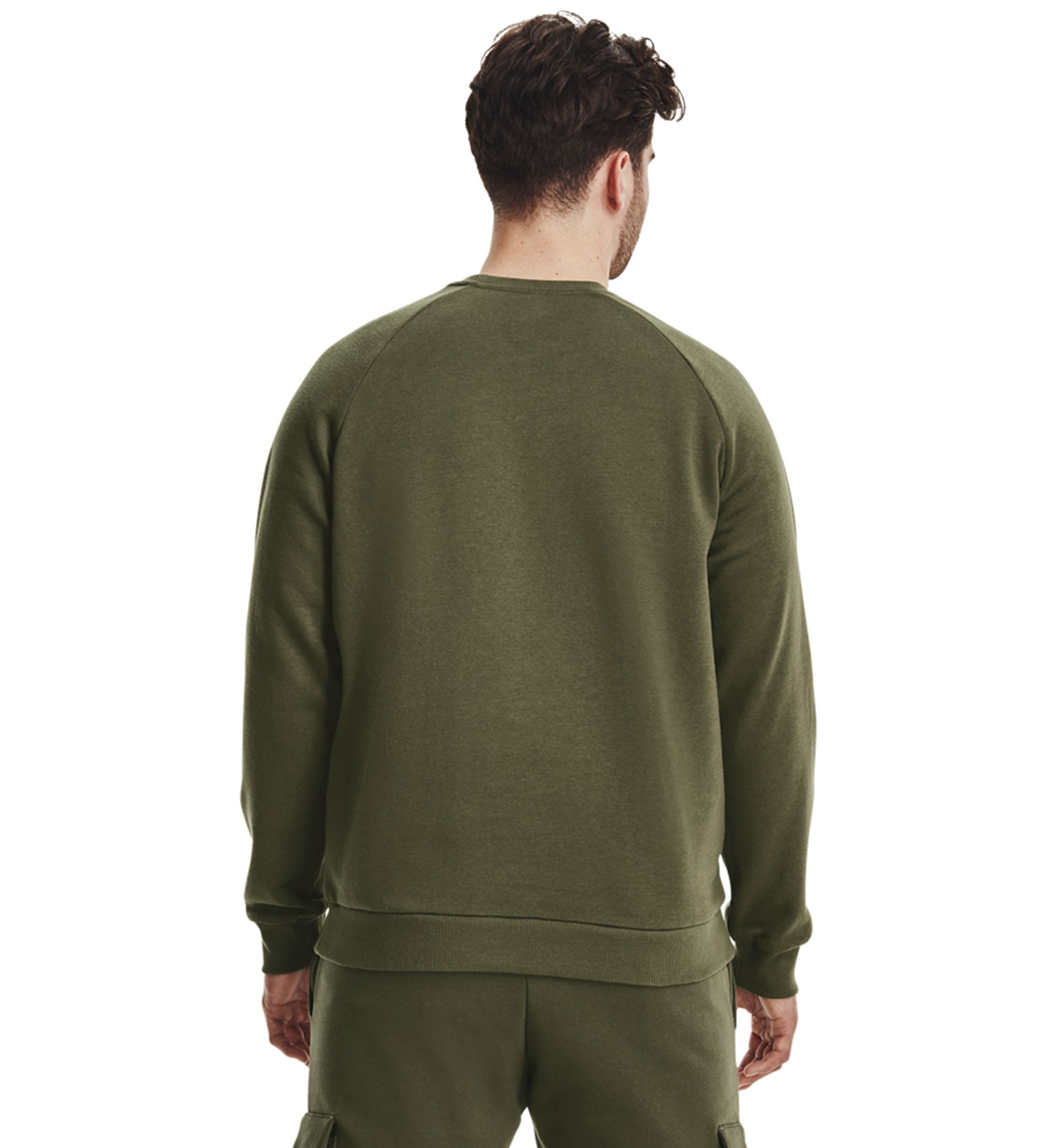 Mens UA Rival Fleece Crew Neck Pullover