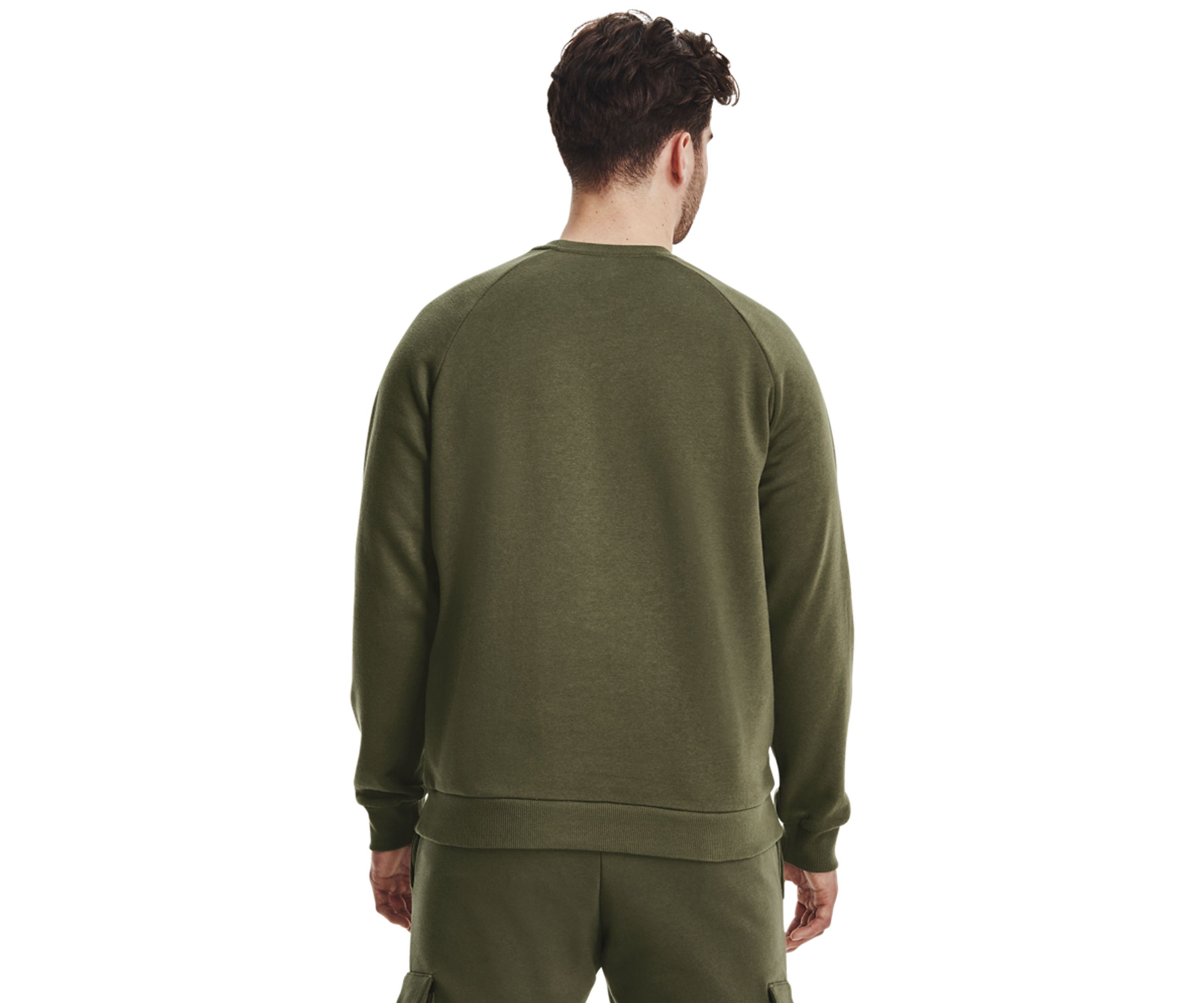Mens UA Rival Fleece Crew Neck Pullover