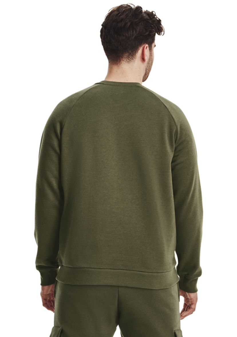 Mens UA Rival Fleece Crew Neck Pullover