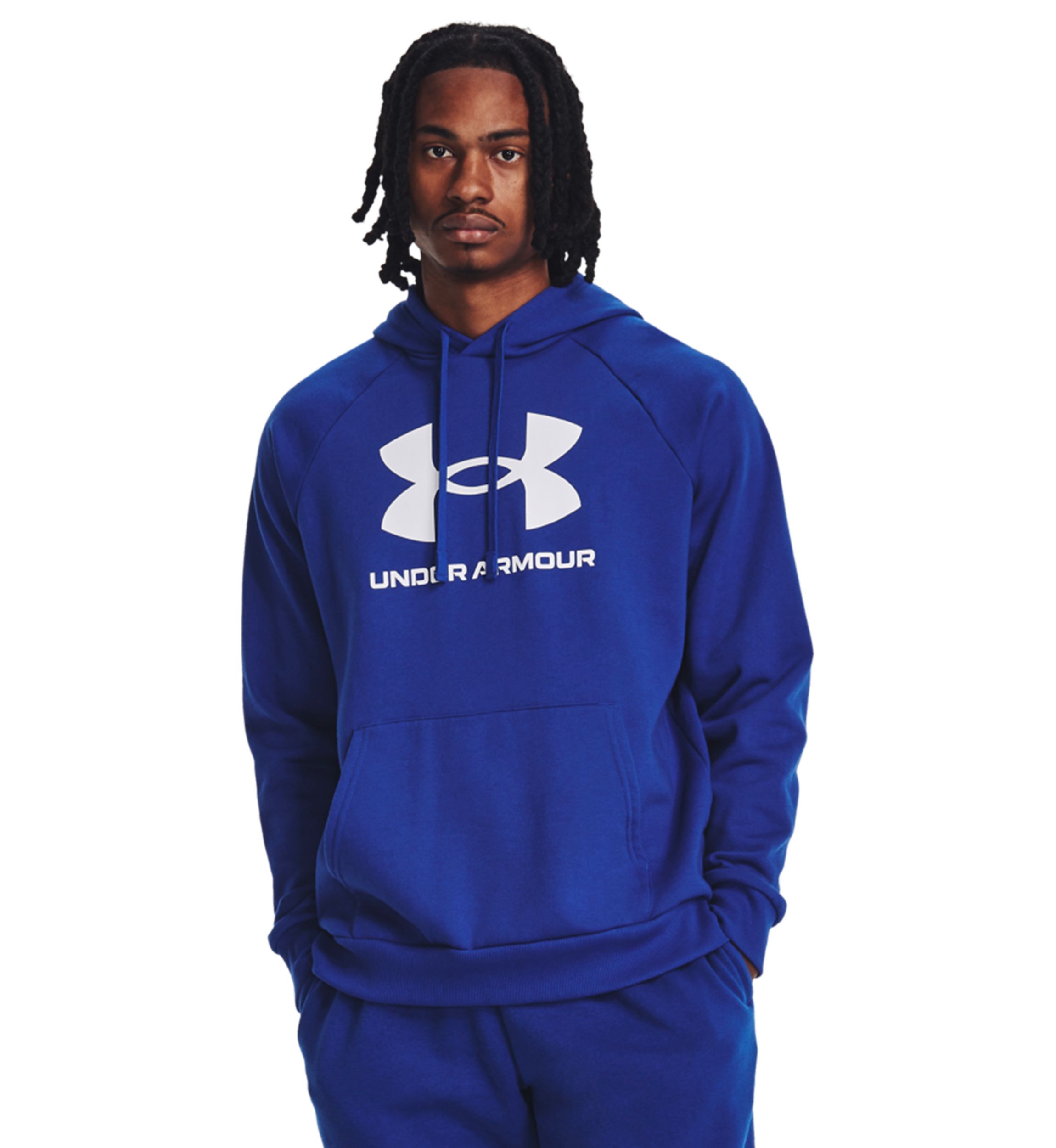 Mens UA Rival Fleece Logo Hoodie