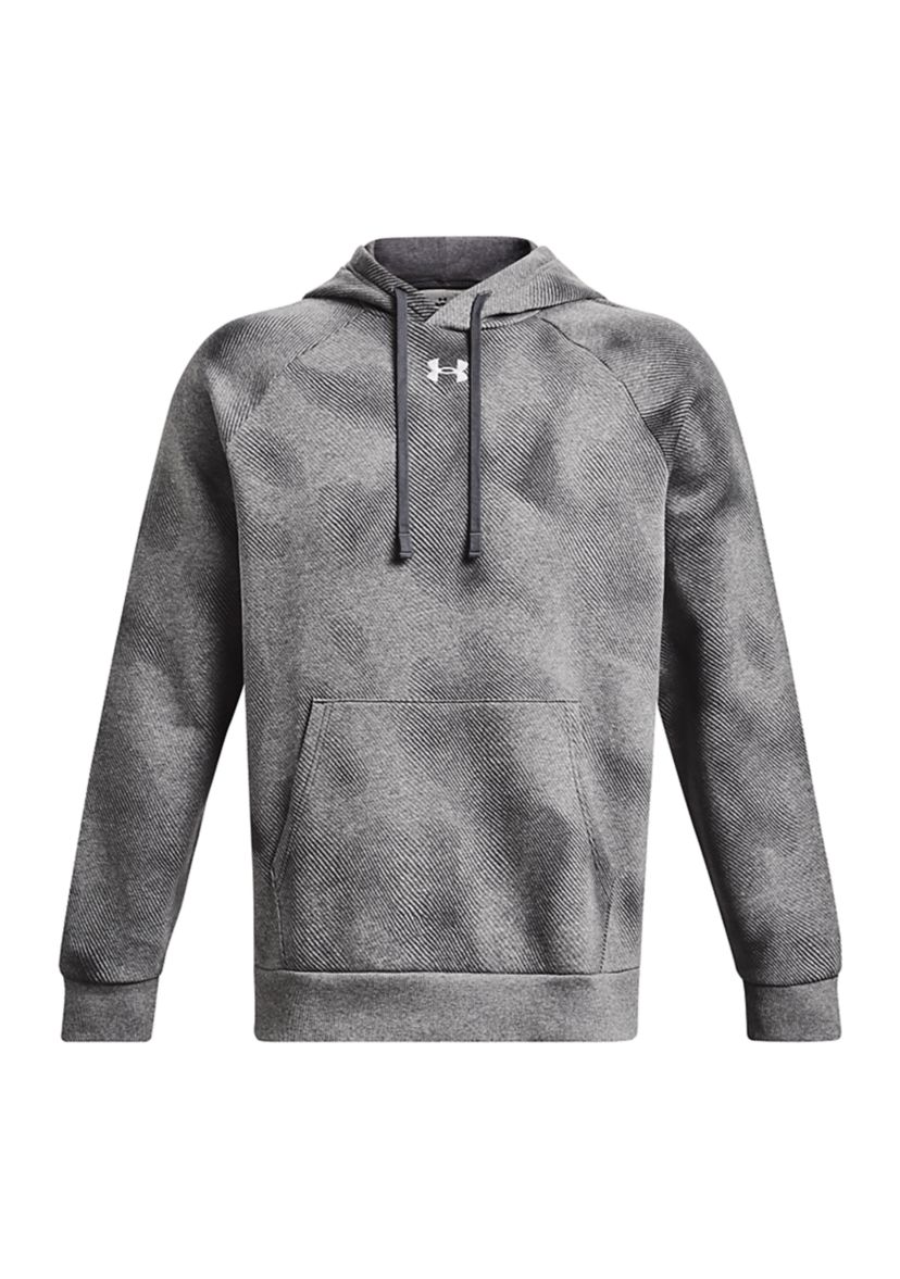 Mens UA Rival Fleece Printed Hoodie