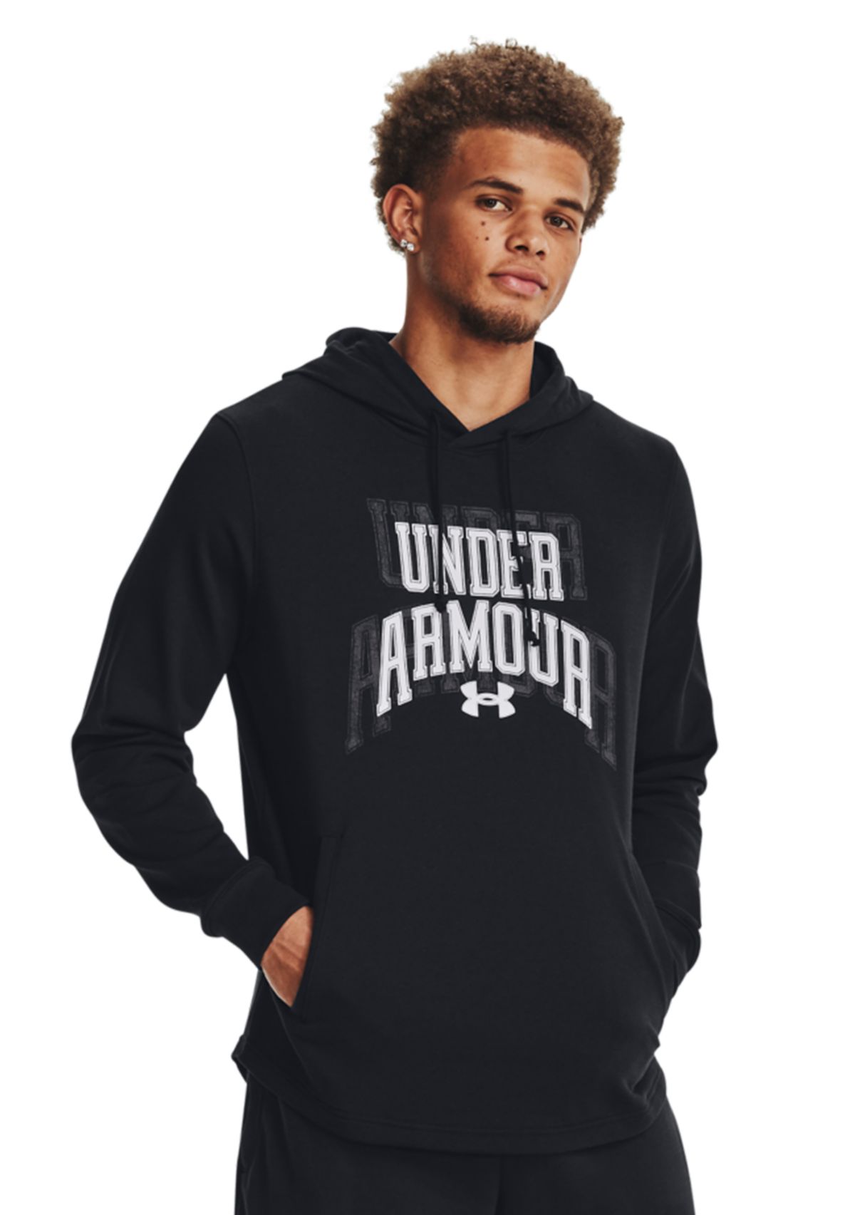 Mens UA Rival Terry Graphic Hoodie