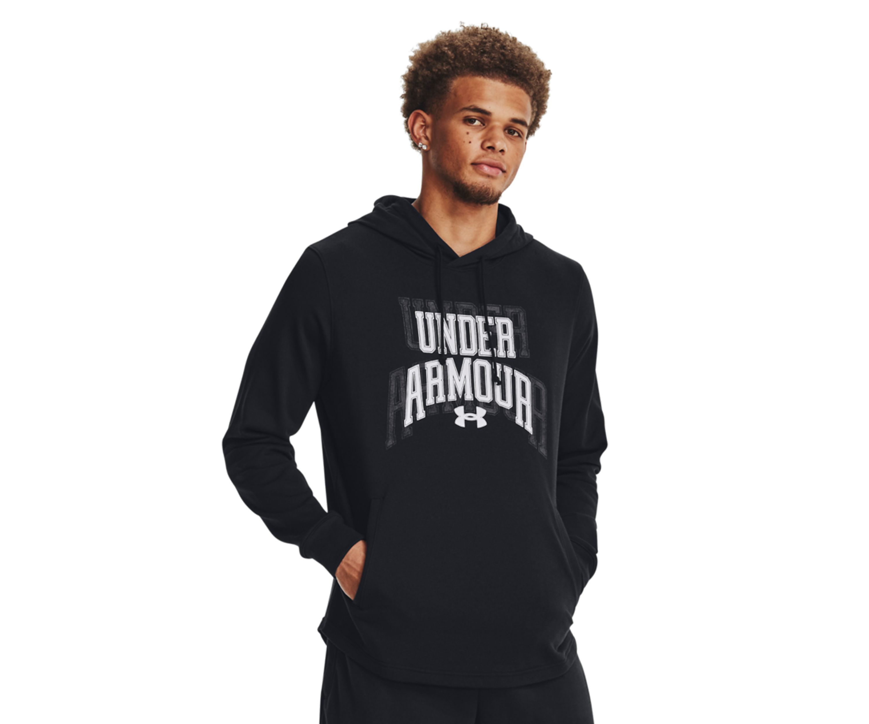 Mens UA Rival Terry Graphic Hoodie