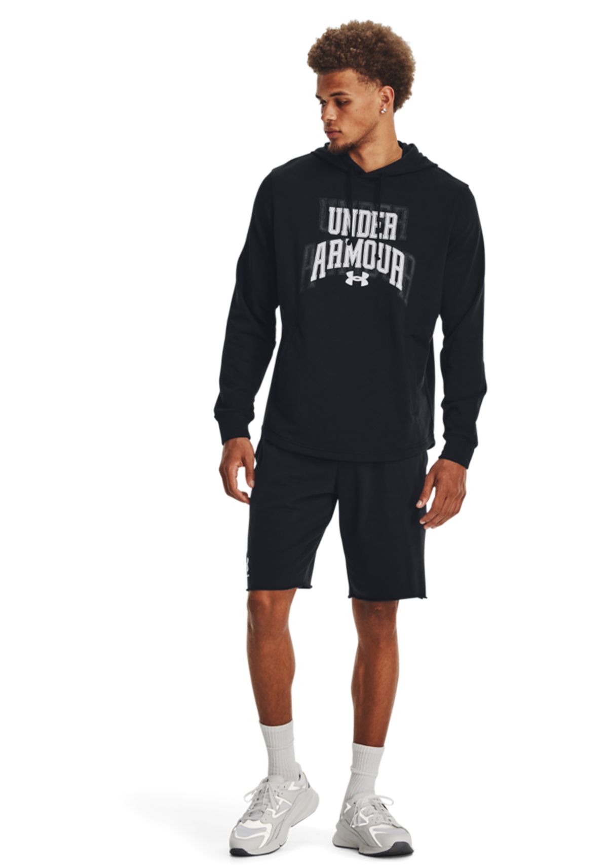 Mens UA Rival Terry Graphic Hoodie