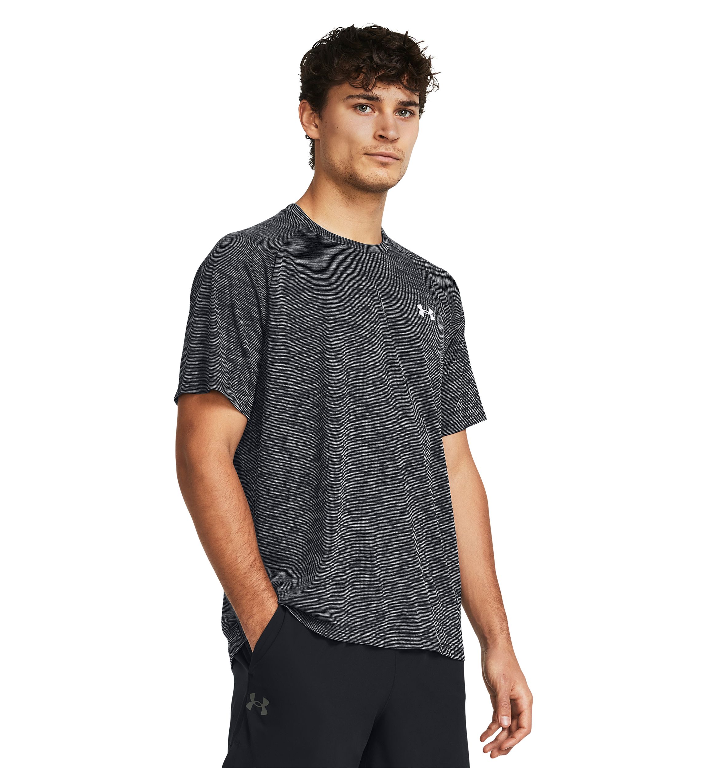 Big & Tall Short Sleeve Tech Textured T-Shirt