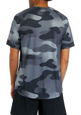 Freedom Tech Camo Printed T-Shirt