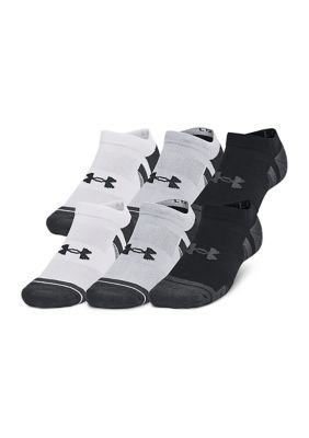 Under Armour Men's Performance Tech No Show Socks - 6 Pack