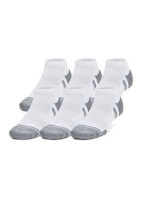 Under Armour Men's Performance Techâ¢ Unisex 6-Pack Low Socks